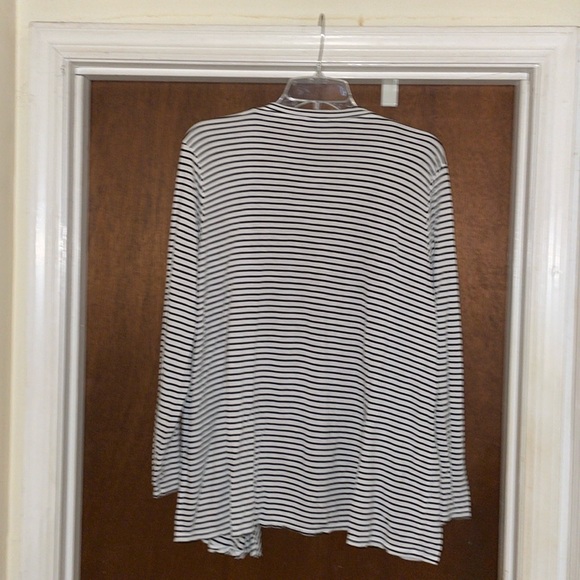 Talbots draped front cardigan - Picture 2 of 2